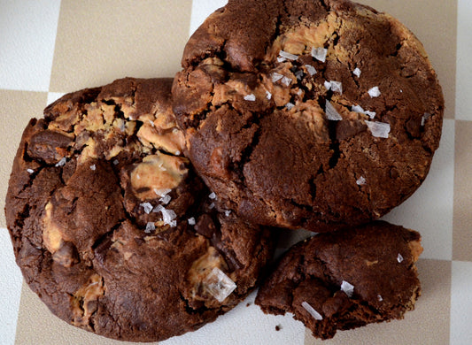 Triple Chocolate Peanut Butter Cookie