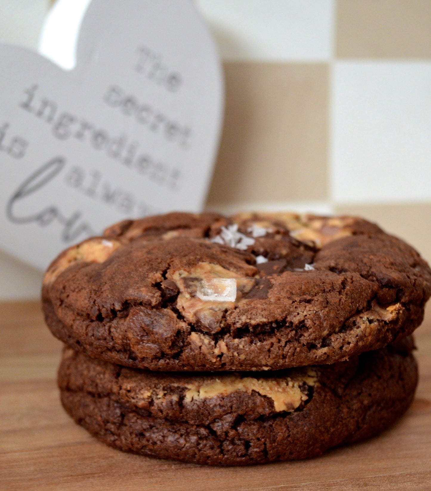 Triple Chocolate Peanut Butter Cookie